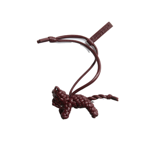 보테가베네타 나파 가죽 캣 참 보르도
