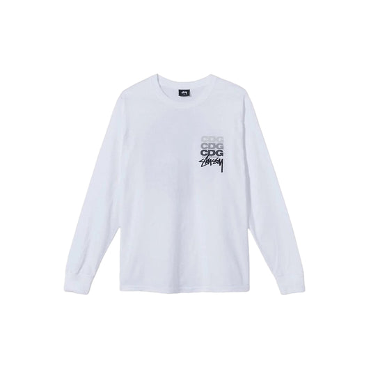 스투시 x CDG 닷 롱슬리브 티셔츠(국내배송)(당일배송)(2COLOR)