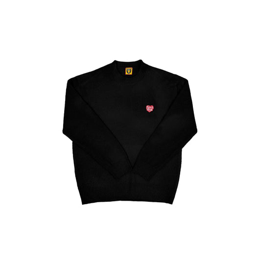 휴먼메이드 하트 배지 니트(국내배송)(3COLOR)